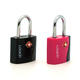 路尔新（Loukin) 出国 海关 旅行锁 TSA钥匙行李锁（黑色） Ref：654