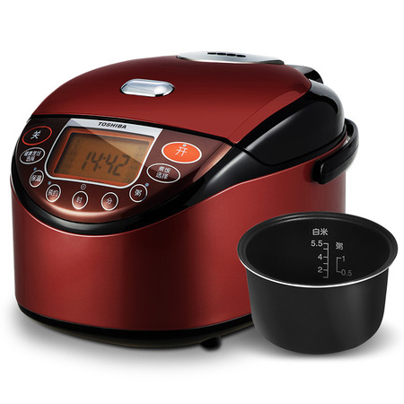 Toshiba/东芝 RC-N10RV R日本进口电饭煲智能预约定时柴火饭煲3L