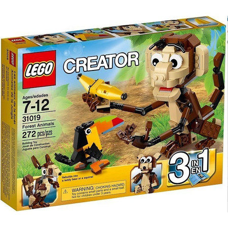 LEGO乐高积木玩具 31019 创意百变系列 顽皮的猴子 全新现货