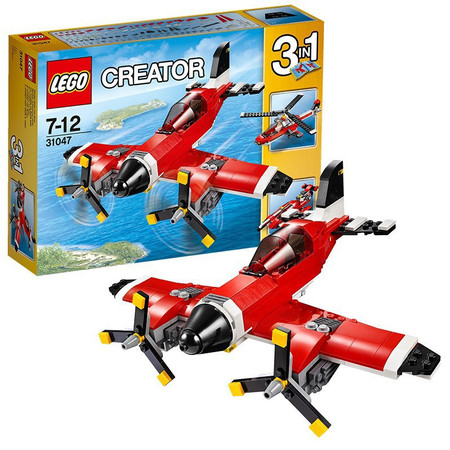 乐高LEGO创意百变系列31047 螺旋桨飞机玩具积木