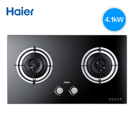 Haier/海尔 QE3B（12T）/天然气/嵌入式燃气灶/猛火钢化玻璃
