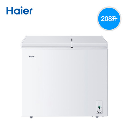 Haier/海尔 FCD-208XHT 208升商用展示柜冰柜小型卧式冷冻冷藏柜
