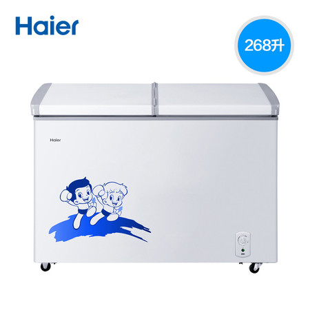 Haier/海尔 FCD-268SEA 268升商用卧式冷藏冷冻双温冰柜家用冷柜图片