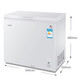Haier/海尔 BC/BD-201HZA 201升 家用节能冷柜小型冷藏冷冻电冰柜