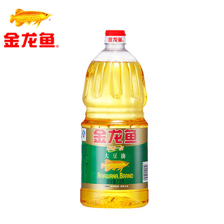 金龙鱼精炼一级大豆油1.8L\/瓶 大豆 食用油 色拉