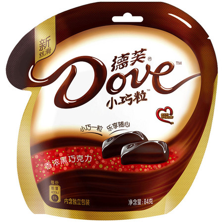 德芙巧克力袋装9口味可选 黑巧克力 牛奶榛仁奶香白散装婚庆喜糖