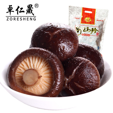 卓仁晟香菇干货500g 野生蘑菇 金钱菇花菇 新货肉厚口感好 包邮图片