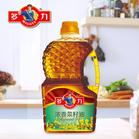 【秋至食惠】多力浓香菜籽油1.8l/桶 非转基因小桶食用油 刘一帆