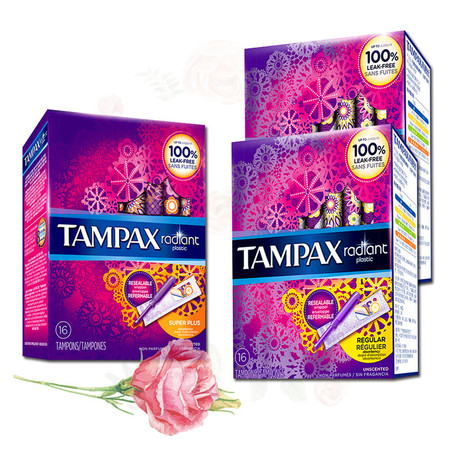 TAMPAX 丹碧丝幻彩系列隐型棉条48支组合图片