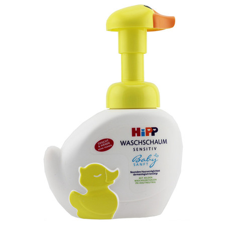 喜宝（HiPP）婴幼儿小黄鸭泡沫洗脸洗手液250ml 德国进口图片