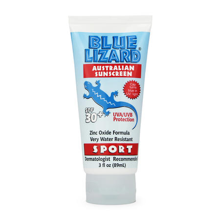 澳大利亚BLUE LIZARD 蓝蜥蜴 运动防晒 物理防晒霜 SPF30+ 89ml图片