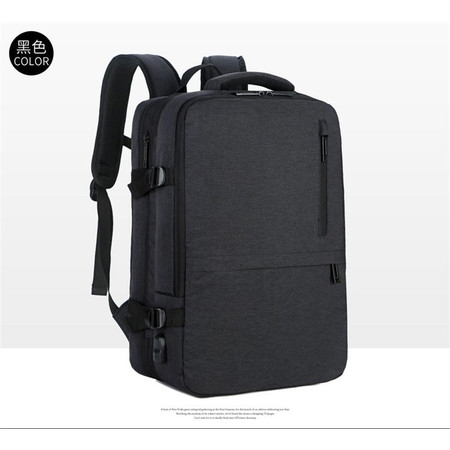 背包男士双肩包商务可扩容大容量出差旅行李包15.6寸笔记本电脑包图片