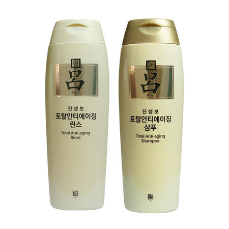 吕 臻参葆凝时焕活洗护套装（洗发水200G + 护发乳200ML） 白吕图片