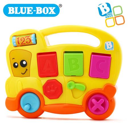 蓝盒宝宝儿童玩具婴儿早教益智玩具 快乐弹跳巴士