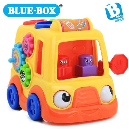 蓝盒宝宝儿童玩具婴儿早教益智玩具 开心巴士