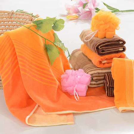 迪士尼米奇毛巾多件套 DSN15-035 橘色 棕色两色可选图片