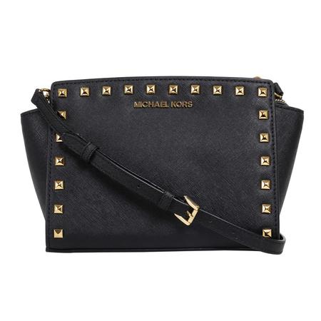 MICHAEL KORS 迈克·科尔斯 女士黑色单肩斜跨包 30T3GSMM2L001