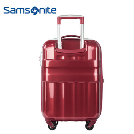Samsonite新秀丽扩展层拉杆箱时尚设计旅行箱 29英寸 S43*60003酒红色