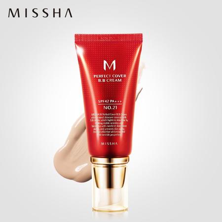 Missha/谜尚大红BB霜50ml 裸妆遮瑕21号、23号