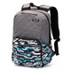 Travel Plus旅行家专柜新品几何拼接电脑双肩背包 TP750106墨绿色、蓝色、灰色