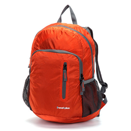 Travel Plus旅行家 原创专柜正品可折叠收纳旅行双肩背包 TP7501蓝色、橙色、黑色图片