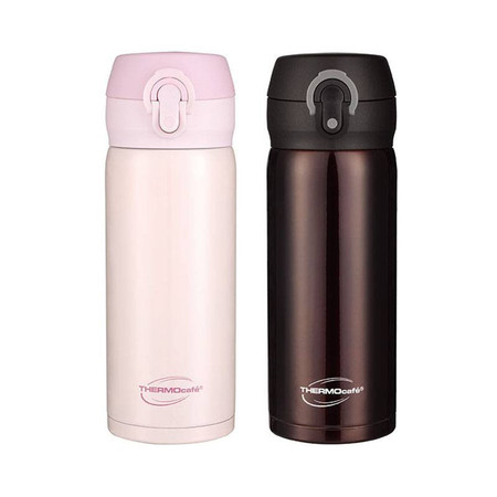 膳魔师/THERMOS 凯菲系列真空不锈钢保温杯350ml 弹盖开启男女便携杯CSYA-351