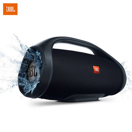 JBL Boombox 音乐战神 便携式蓝牙音箱 低音炮 户外音箱 防水设计 Hifi音质 桌面音响