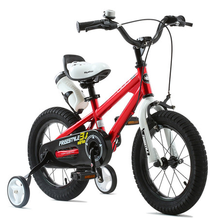优贝Royalbaby 儿童自行车 12寸男女童车 2-4岁小孩单车脚踏车钢架炫彩表演车 多色可选