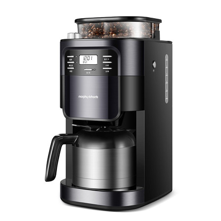 摩飞电器 全自动美式咖啡机 全自动磨豆家用办公咖啡机 双层保温咖啡壶 豆粉两用MR1028图片