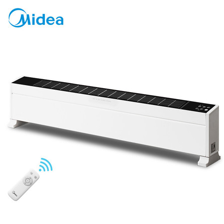 美的/MIDEA 踢脚线取暖器家电取暖器美居APP智能控温电暖器家用办公电暖气移动地暖HDY22L图片