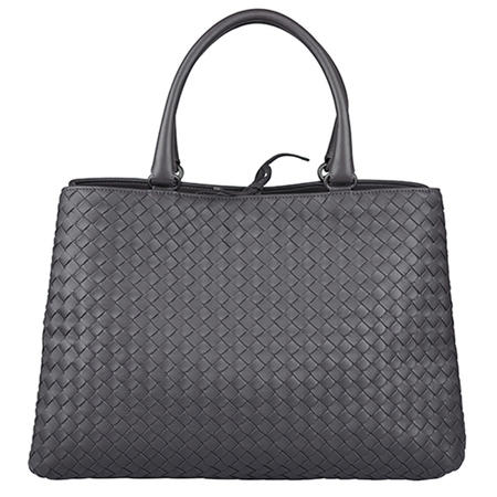 BOTTEGA VENETA 葆蝶家 羊皮女士编织手提包 223377 棕色图片