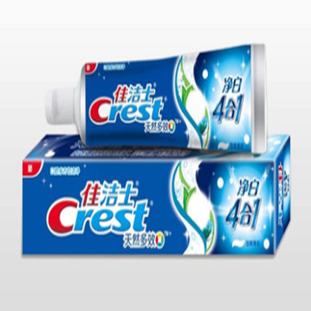 【北京馆】佳洁士天然多效净白四合一牙膏120g（香型随机）图片