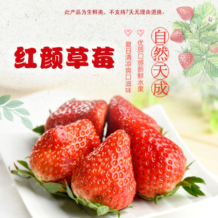邮政农品 【北京优农】昌平红颜草莓图片
