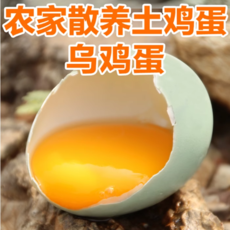 密水农家 【北京优农】跑山散养新鲜乌鸡蛋