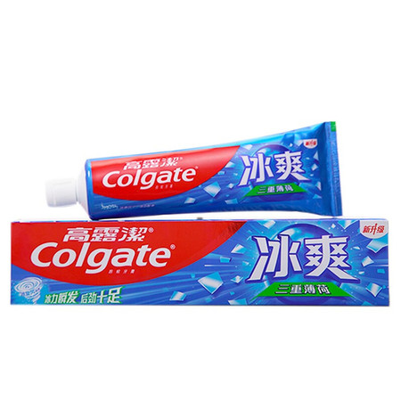  【北京馆 】 高露洁/Colgate 冰爽牙膏三重薄荷图片