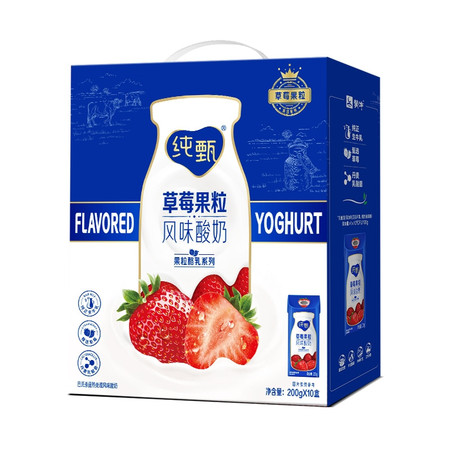  蒙牛 【北京馆】蒙牛 纯甄燕麦草莓酸奶图片