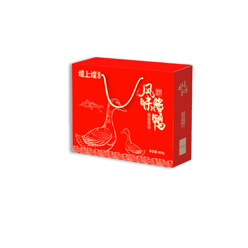 【北京馆 】 煌上煌 煌家至尊版风味酱鸭礼盒400g