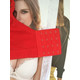 包邮 玫瑰艾柏妮聚拢有钢圈调整型文胸罩红色本命年内衣舒适女士A1588