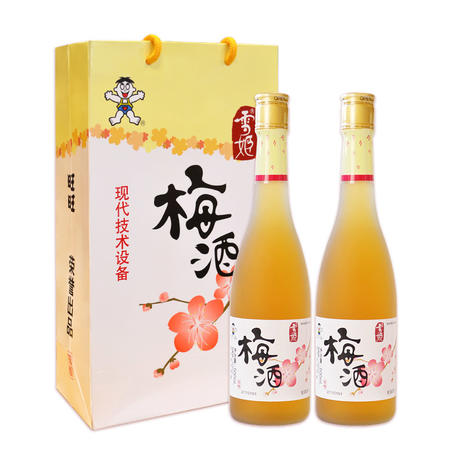 旺旺 雪姬梅酒500ml*2日式青梅子酿制果酒女士酒包邮