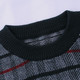 贝龙羊绒 春季新款男圆领条纹羊绒衫 休闲羊毛衫针织衫毛衣 81311