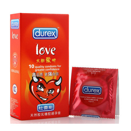 Durex杜蕾斯LOVE大胆爱10只安全套避孕套计生用品图片