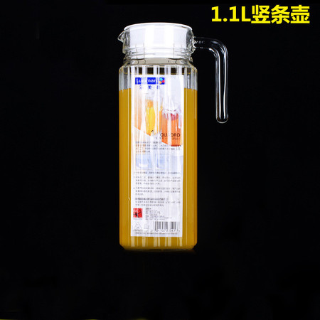 果汁壶耐热玻璃壶冷水壶1.1L/1.3L凉水壶家用喝水壶果汁壶扎壶【多省包邮】【新款】图片