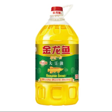 金龙鱼  食用油 非转基因浸出 精炼一级大豆油5L*4