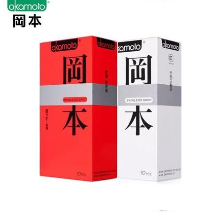 冈本避孕套极限超薄纯+激薄（共20片） 安全套 原装进口Okamoto图片