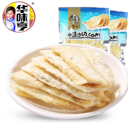 华味亨 烤鱼片68g(2017年11月7日到期)图片