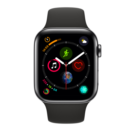 Apple Watch S4苹果智能手表 44毫米 蜂窝网络版+GPS 铝金属表壳