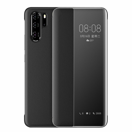 华为/HUAWEI p30pro原装手机套 保护套 智能视窗翻盖式休眠皮套