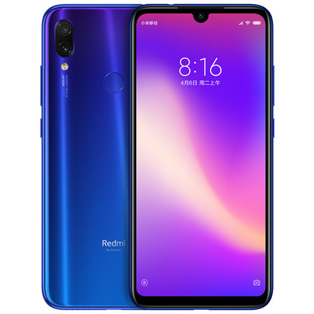 小米/MIUI Redmi Note7Pro游戏智能手 6GB+128GB索尼4800万超清双摄