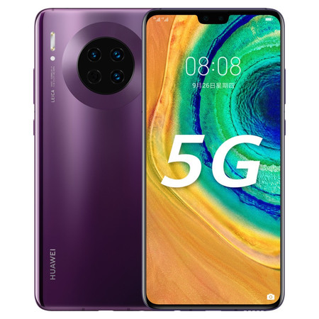 华为/HUAWEI Mate 30 5G全网通版 8GB+256GB麒麟990 4000万超感光徕卡