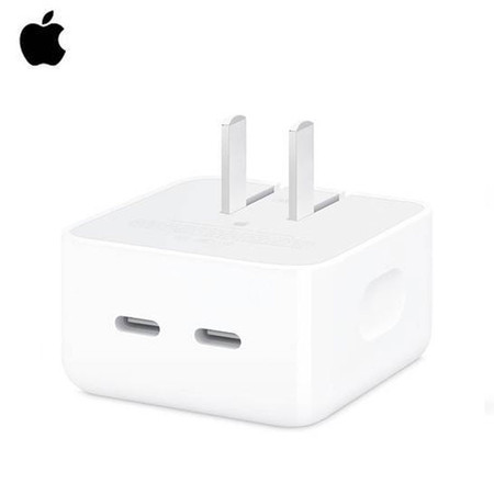 苹果/APPLE 35W 双USB-C端口 小型电源适配器 双口充电器